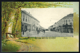 Hungary   SÁTORALJAÚJHELY 1905 Main Sq. Stores Litho Vintage Postcad - Hungary