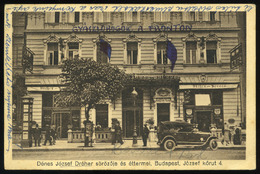 Hungary  BUDAPEST 1928 Dénes József Dreher Brewery, Vintage Postcard - Hongrie