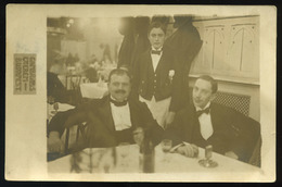 Hungary  BUDAPEST Ca 1910 Gambrinus Restaurant Photo Vintage Postcard - Hongarije