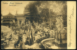 Hungary Városliget  CITY PARK 1910 Royal Gerbeaud Pavillion, Vintage Postcard - Hongarije