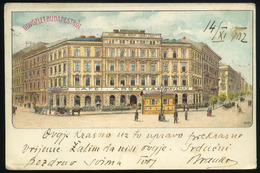 HUNGARY  /  BUDAPEST 1902 Abbázia Café Litho Vintage Picture Postcard - Hongarije