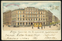 HUNGARY  /  BUDAPEST 1902 Abbázia Café Litho Vintage Picture Postcard - Hungary