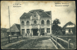 Hungary Romania   /  KARCFALVA Cârța  1918 Mészáros Restaurant Vintage Picture Postcard - Hongarije