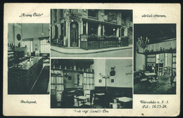 BUDAPEST 1935. Cca. Arany Ökör Söröző-étterem, Városház Utca, Régi Képeslap  /  BUDAPEST Ca 1935 Arany Ökör Pub-re - Hongarije