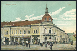 ROMANIA HUNGARY  DÉS 1907 Hungária Hotel, Stores, Vintage Picture Postcard - Hongarije