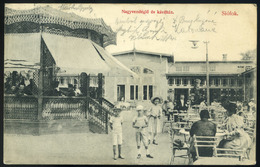 HUNGARY Balaton  /  SIÓFOK 1911 Grand Restaurant And Café Vintage Picture Postcard - Hongarije