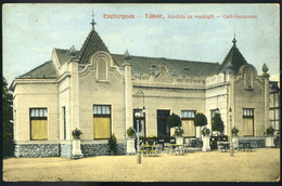 HUNGARY   /  ESZTERGOM Camp, Café Vintage Picture Postcard - Hongarije