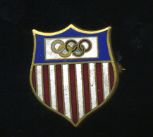 OLIMPIA 1932. Los Angeles / Lake Placid  Jelvény , Szép állapotban  /  OLYMPICS 1832 Lake Placid, Los Angeles Badg - Olympic Games