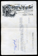 Ruff Miksa Faszén Telep  ,régi Fejléces, Céges Levél 1940.  /  Ruff Miksa Coal, Vintage Letterhead Corp Letter 194 - Zonder Classificatie