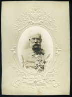 1898. (Habsburg) Franz Joseph (1830-1916) Vintage Cabinet Photo - Autres & Non Classés