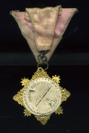 1886. Morzsányi József által Készített, Jelzett Díszérem, Korai, Ritka Darab!   /  1886 Marked Decorative Medal Ma - Other & Unclassified