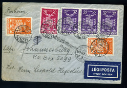 HUNGARY 1937. Nice Airmail Cover To South Africa ! - Brieven En Documenten