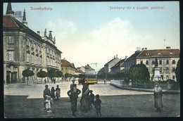 Hungary   /  SZOMBATHELY 1908 Széchenyi Sq. Tram, Vintage Picture Postcard - Hongrie