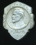 I.VH   " Weltkrieg " , Sapkajelvény, Szép állapotban  /  WW I. "Weltkrieg" Hat Pin In Nice Condition - 1914-18