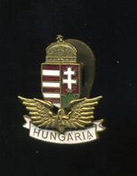 HUNGARY   Ca 1930 Hungária Enamel Button Hole Pine - Zonder Classificatie