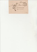 LETTRE  AVEC TAXE MANUSCRITE SANS CORRESPONDANCE - CACHET A DATE COLMAR  -23 JANVIER 1849 - 1849-1876: Classic Period