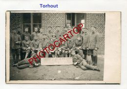 TORHOUT-THOUROUT-CARTE PHOTO Allemande-Guerre 14-18-1 WK-BELGIEN-Westflandern- - Torhout