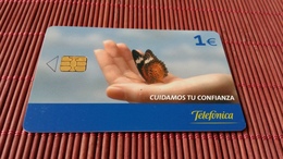 Phonecard Spain Only 35.000 Made Rare - Emisiones Gratuitas