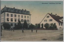 Fehraltorf - Schulhaus Und Post - Animee - Photo: Wehrli - Fehraltorf