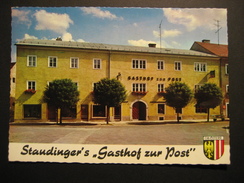 Österreich- AK Bad Wimsbach, Staudingers Gasthof Zur Post, Foto Lang - Wels