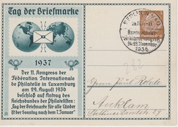 Carte Dag Der Briefmarken Congres Im Luxembourg 1937 ??? - U.P.U.