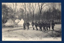 Camp D'Auvours. ( Champagné -72). Entrée Du  Camp. Camp  N°. 4, Préparation De L'Armée Belge. Franchise S.M. 1916 - Casernas