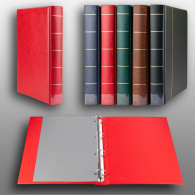 Prophila Maxi-Ringbinder De Luxe Rot - Large Format, Black Pages