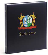 DAVO 1141 Luxus Binder Briefmarkenalbum Surinam I - Formato Grande, Fondo Negro