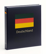 DAVO 13242 Luxus Binder Briefmarkenalbum Deutschland Vereinigten II - Large Format, Black Pages