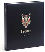 DAVO 13743 Luxus Binder Briefmarkenalbum Frankreich Carnets Croix Rouge II - Large Format, Black Pages