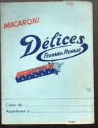 Protège Cahierb MACARONI DELICES FERRAND ET RENAUD (PPP6446) - H