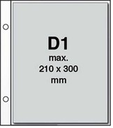 DAVO 27301 Blätter D1 (je 10) - Sobres Transparentes