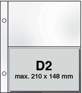 DAVO 27302 Blätter D2 (je 10) - Sobres Transparentes