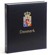 DAVO 2741 Luxus Binder Briefmarkenalbum Dänemark I - Groß, Grund Schwarz