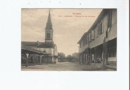 SARAMON  103 LE GERS L'EGLISE ET LES COUVERTS 1916 - Vic-Fezensac