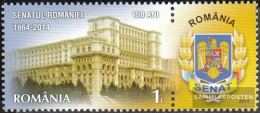 Romania 6828II (complete Issue) Unmounted Mint / Never Hinged 2014 150 Years Senate - Neufs