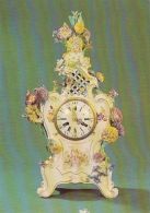 67888- VINTAGE CLOCK, MEISSER PORCELAINE - Cartoline Porcellana