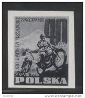 POLAND 1955 12TH TATRA MOUNTAINS MOTORCROSS RACE 60g BLACK PRINT Motorbike Motor Bike Racing Motorcycle Cycle Mountain - Ensayos & Reimpresiones