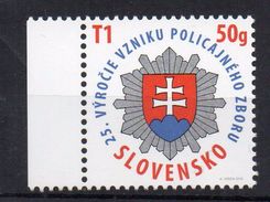 SLOVAQUIE - SLOVAKIA - 2016 - 25éme ANNIVERSAIRE DE LA POLICE SLOVAQUE - 25th ANNIVERSARY OF THE SLOVAK POLICE - - Neufs