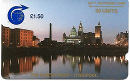 @+ Sainte-Helène - Albert Dock £1,50 (500ex) - Sainte-Hélène