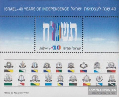 Israel Block36 (complete Issue) Unmounted Mint / Never Hinged 1988 Independence - Unused Stamps (without Tabs)