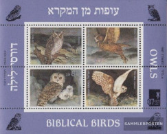 Israel Block33 (complete Issue) Unmounted Mint / Never Hinged 1987 Birds The Bible - Ungebraucht (ohne Tabs)