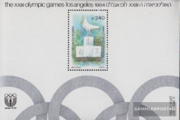 Israel Block 26 (complete Issue) Unmounted Mint / Never Hinged 1984 Olympic. Summer 84 - Ungebraucht (ohne Tabs)