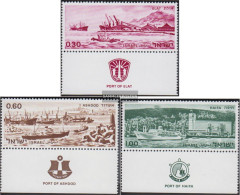Israel 433-435 (complete Issue) Unmounted Mint / Never Hinged 1969 Modern Port - Ungebraucht (ohne Tabs)