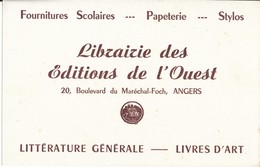 BUVARD - Librairie Des Editions De L'Ouest, Angers - Papeterie