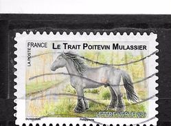 FRANCE Adhésif 819 Cheval Le Trait Poitevin Mulassier - Andere & Zonder Classificatie