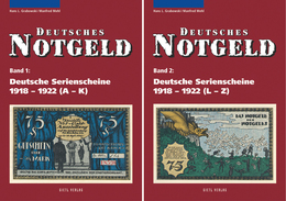 Deutsches Notgeld Band 1+2: Deutsche Serienscheine 1918 - 1922 - Fogli Bianchi