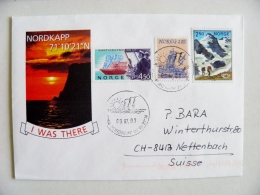 Cover Norway Special Cancel Nordkapp I Was There Mountains Ship Hurtigruten 100 - Storia Postale