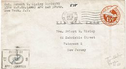 IIGM ENVELOPPE USA 6c APO N° 538 FOGGIA ITALIE 18/4/1945 - Guerre Mondiale (Seconde)