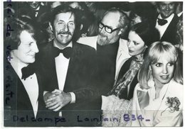 - Photo De Presse - Original - André DUSSOLIER, Jean  ROCHEFORT, Bulle OGIER, Festival De Cannes, 1975,TBE, Scans.. - Famous People